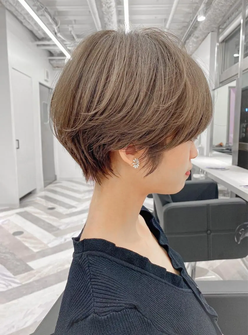 ショート カラー カット ヘアカラー トリートメント 🧡ショートの達人 🧡SHOのヘアスタイル