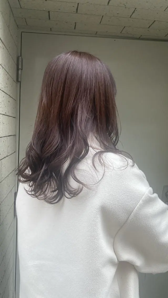 ロング カラー ヘアアレンジ 韓国好き🇰🇷 美容師MIKUのヘアスタイル