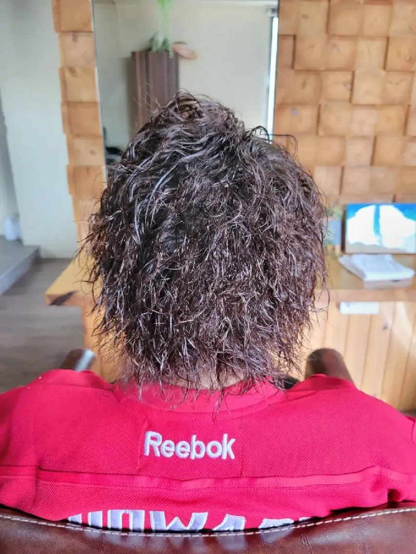 ショート ツイストパーマ カット パーマ ルーキス やまざきのヘアスタイル