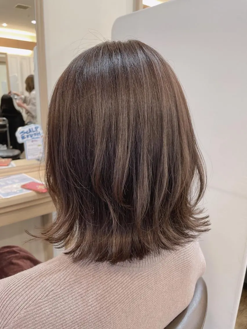 ミディアム カラー ベージュカラー イルミナカラー ラベンダーカラー ラベンダーベージュ ヘアカラー 尚平 40代からの 髪質改善専門のその他イメージ