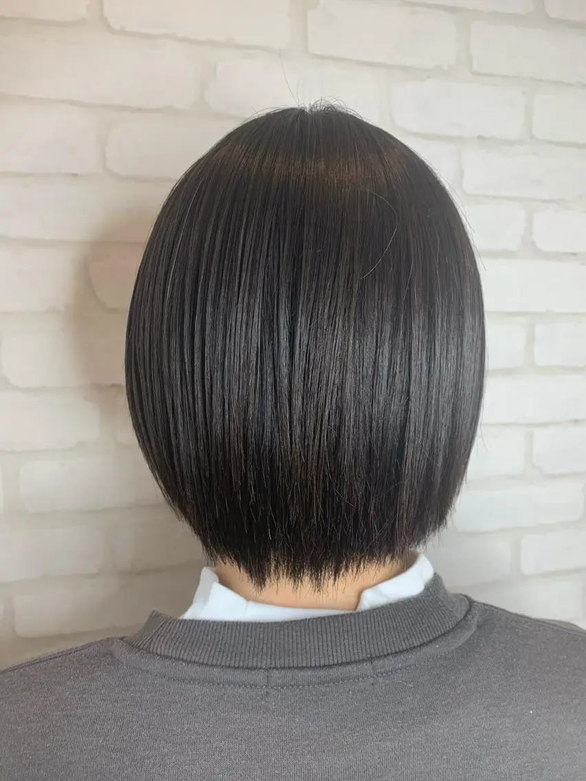 ショート 縮毛矯正 秋葉 万柚子のヘアスタイル