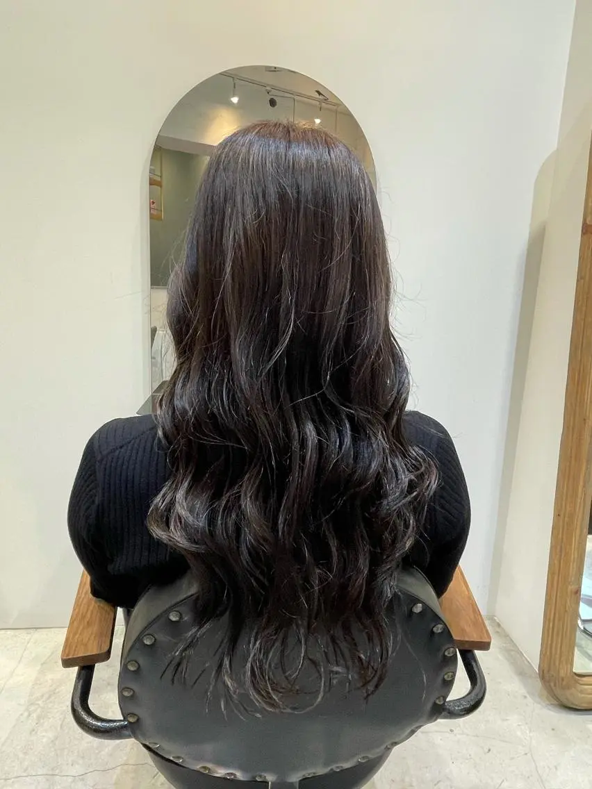 ロング カラー ヘアアレンジ REONA🪽✨薬院 レイヤーカット🫧のヘアスタイル