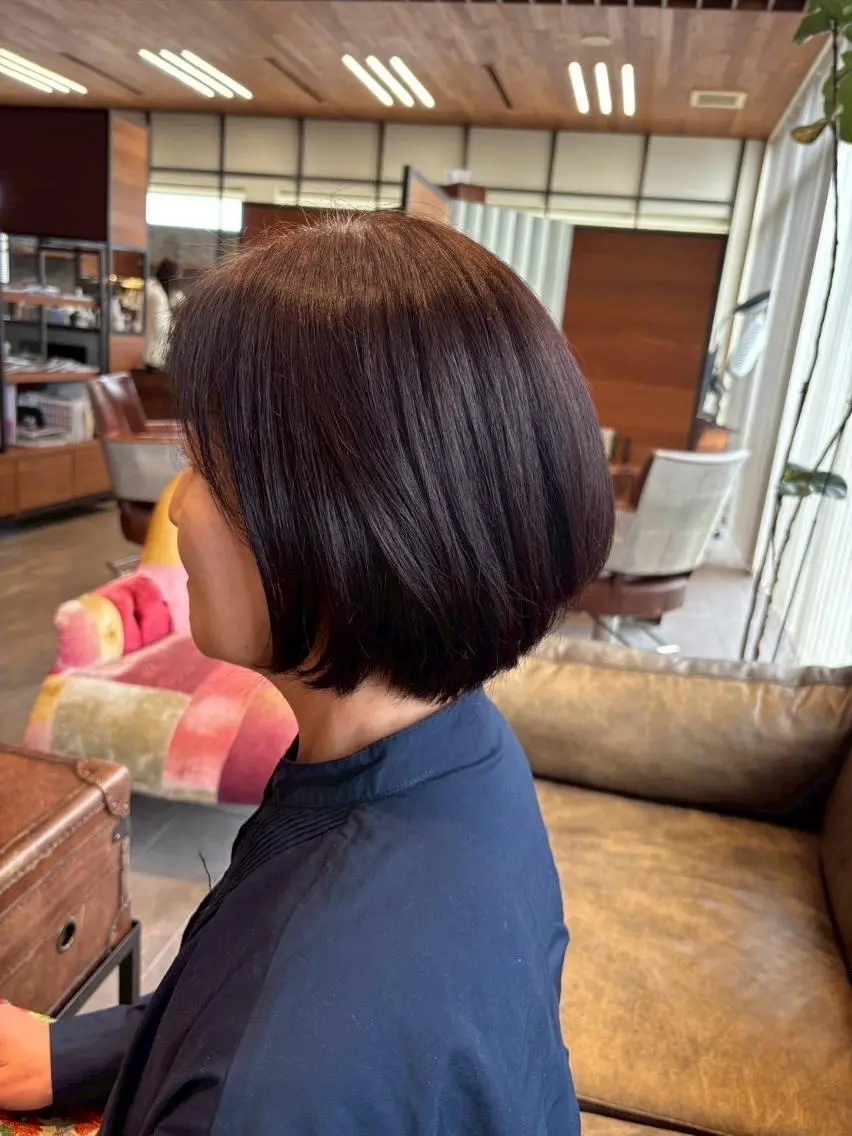 ショート カット ヘアカラー トリートメント ヘッドスパ 長谷川 楓のヘアスタイル