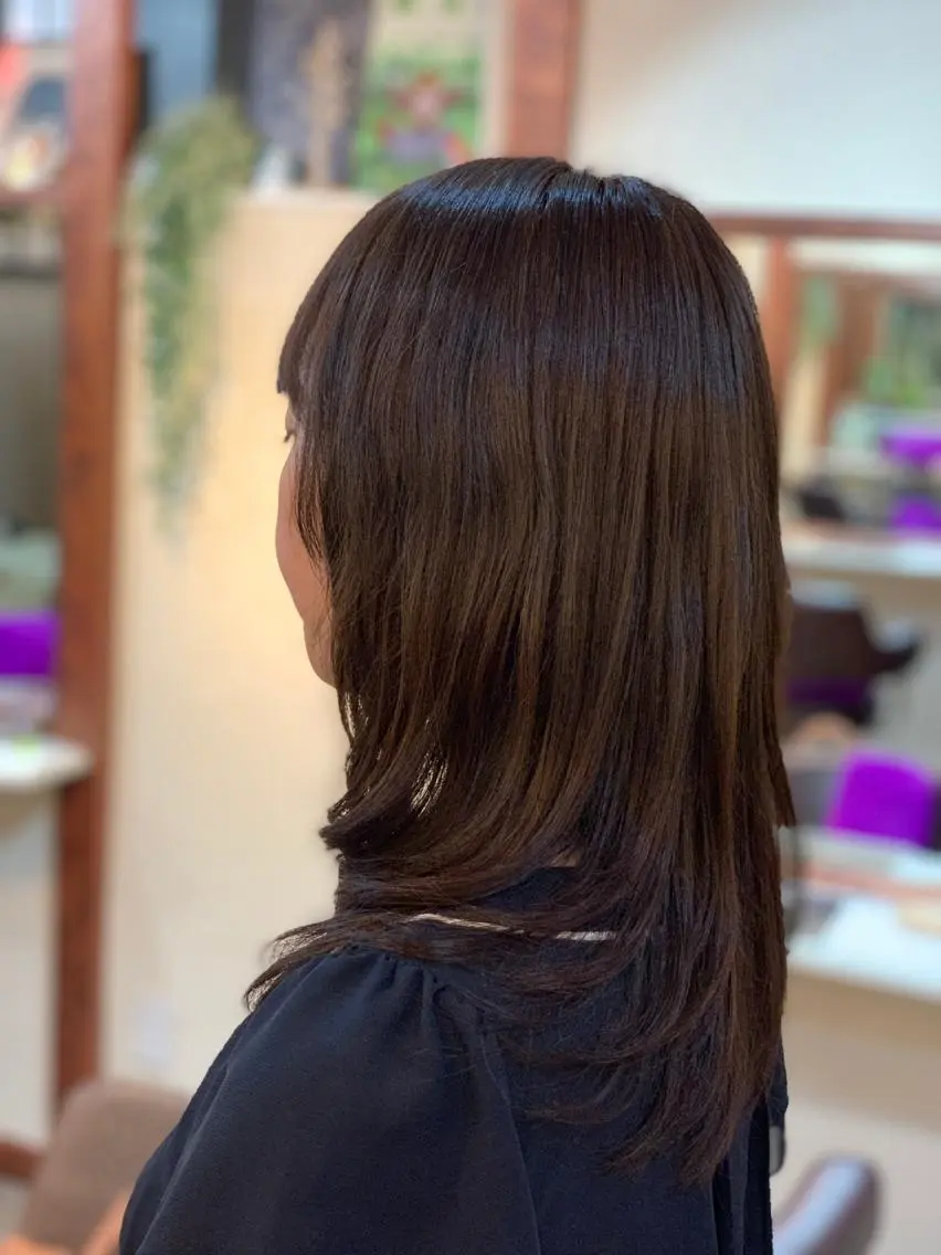ロング カラー カット ヘアカラー トリートメント ✂︎中山竜哉✂︎ 川崎スタイリストのヘアスタイル