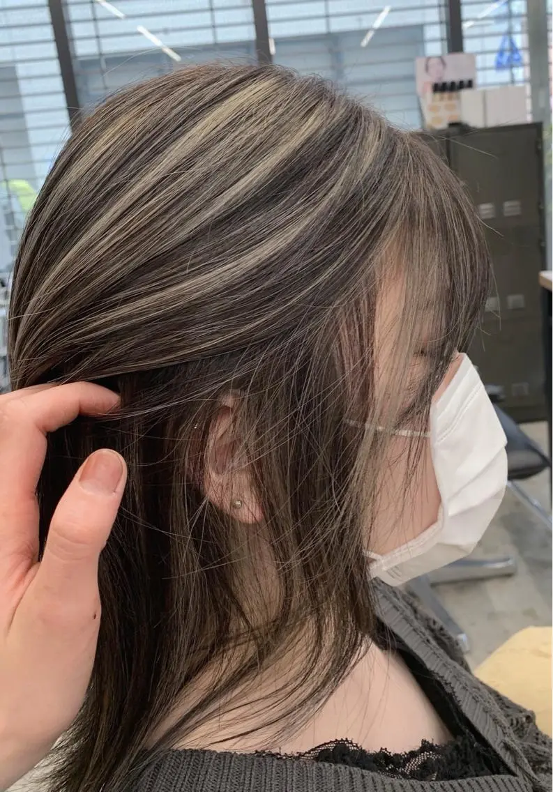 セミロング カラー お悩み×垢抜け特化 KAYA/渋谷のヘアスタイル