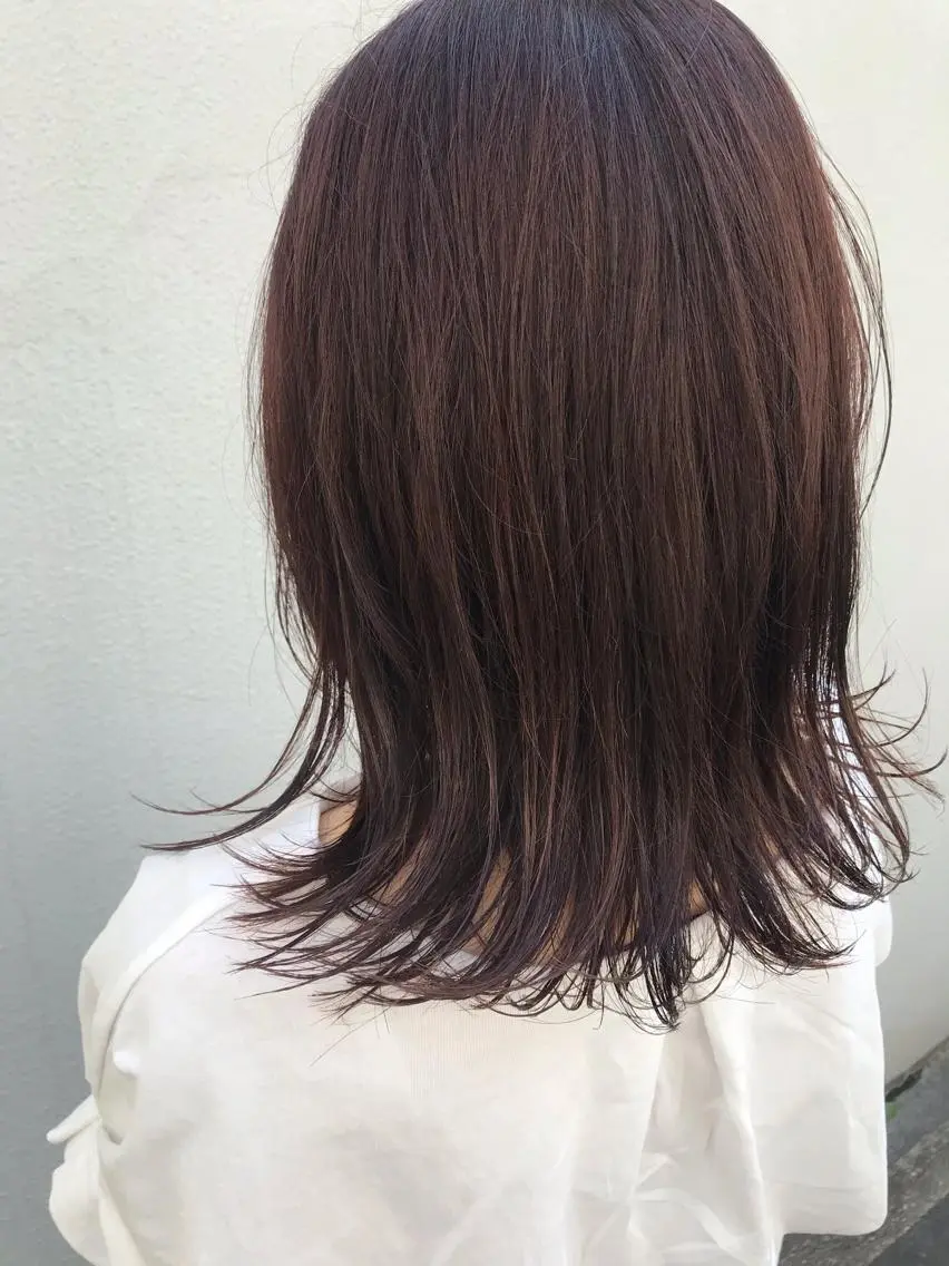 セミロング カット ヘアカラー 縮毛矯正 トリートメント ayane⭐️ボブ・ ショート・パーマのヘアスタイル