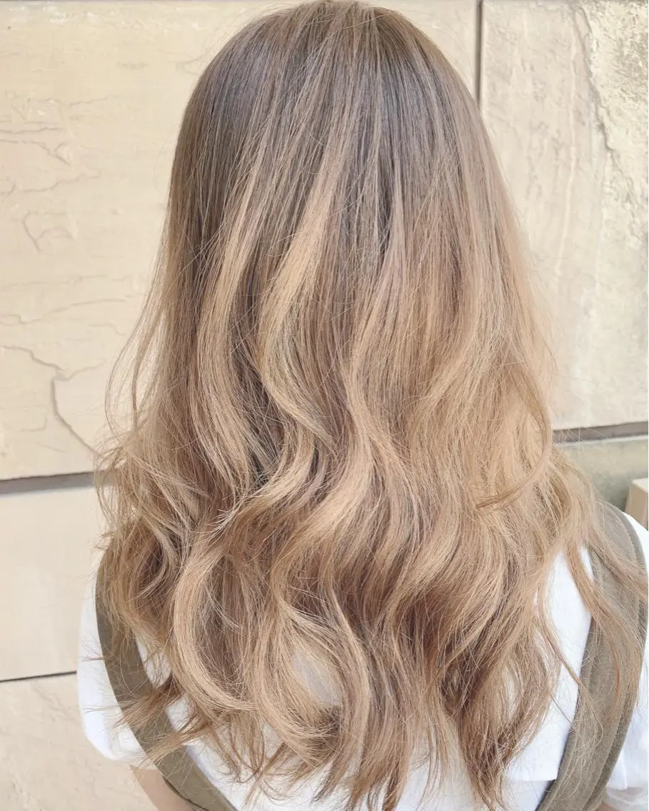 セミロング ヘアカラー トリートメント エクステ KAZUMAのヘアスタイル