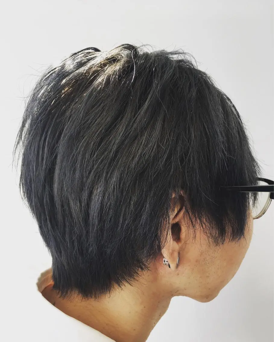 ショート カラー メンズ 白井 つづりのヘアスタイル