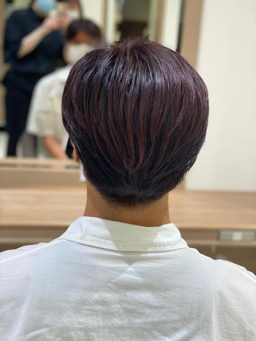 カラー メンズ Junka/レイヤー /透明感艶カラー🎀のヘアスタイル