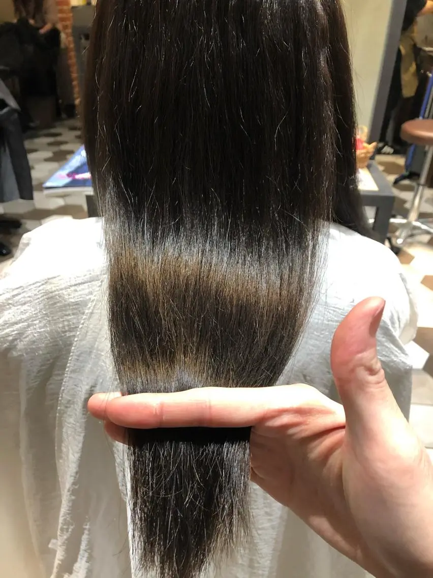 ロング カット ヘアカラー トリートメント シンタニナオト /梅田茶屋町のヘアスタイル