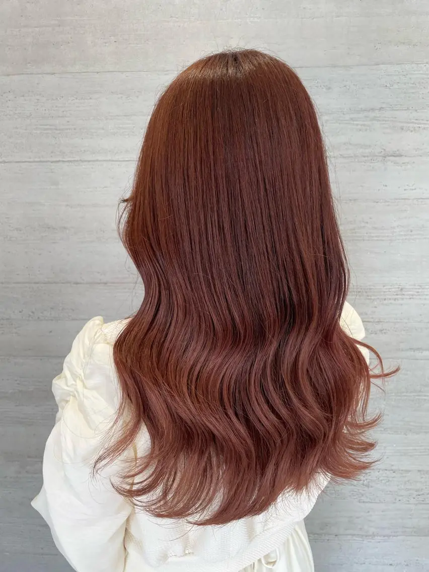 ロング 韓国風ヘア カット ヘアカラー トリートメント 🤍tomoka 🤍のヘアスタイル