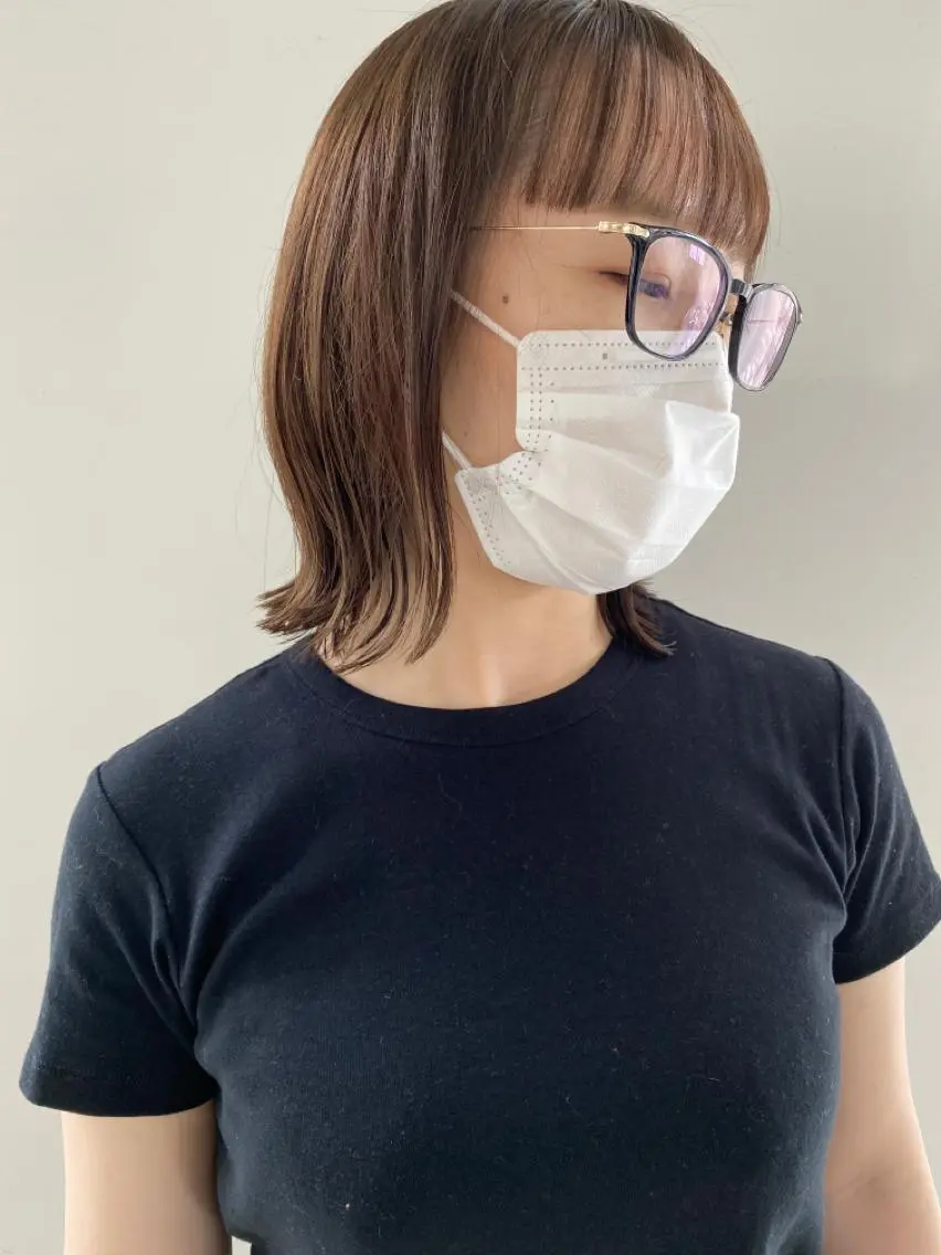 ミディアム カラー KOOKI スティードトーキョーのヘアスタイル