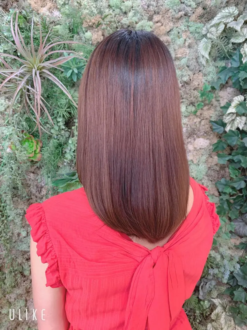 セミロング 支持率No.1💖 オチアイのヘアスタイル