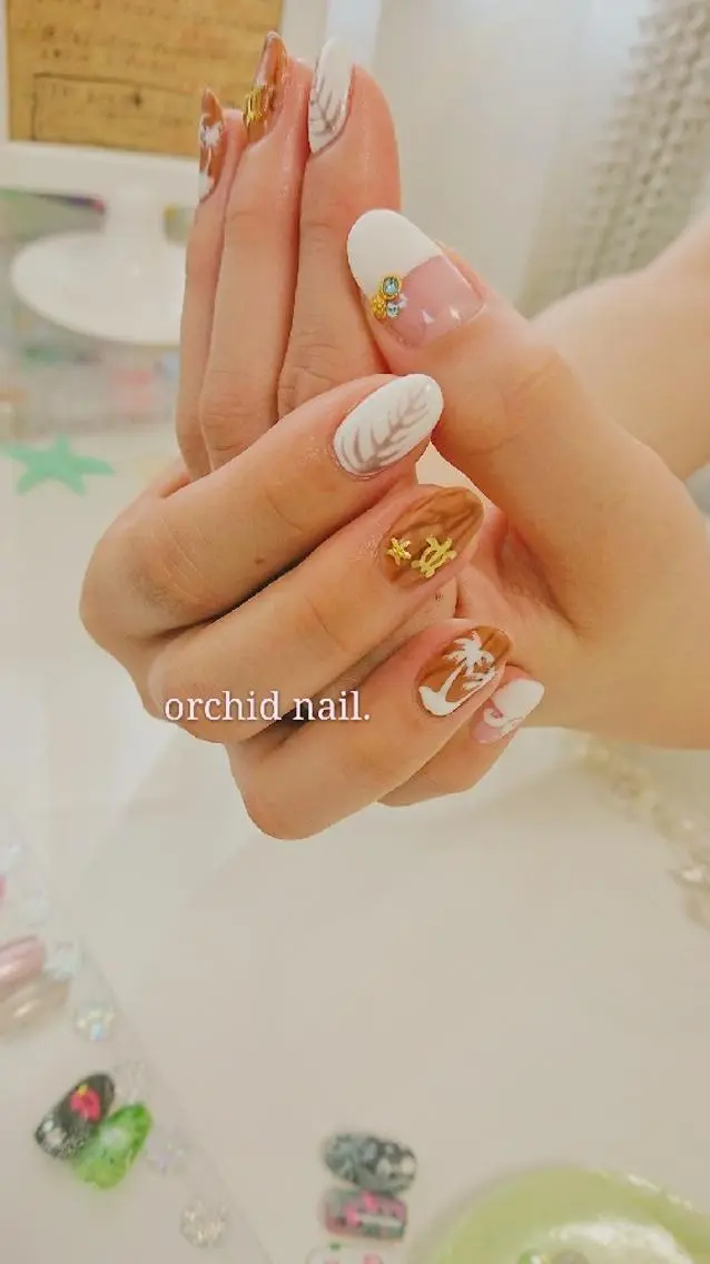 ネイル orchid ♡オーキッドのネイルデザイン