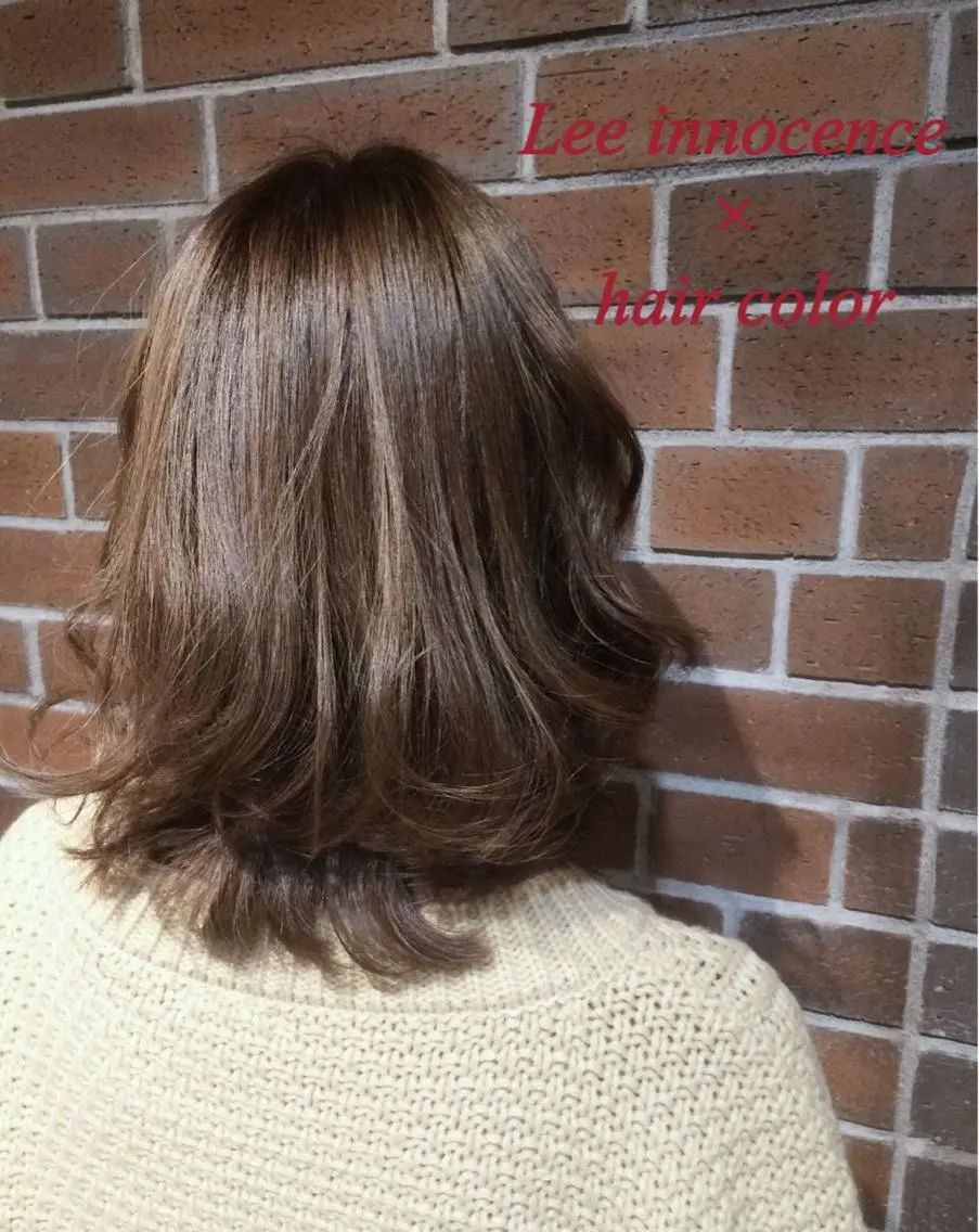 ミディアム セミロング ロング カラー アッシュ 透明感カラー グレージュ ハイライトカラー ラベンダーカラー カラー/髪質改善スペ シャリスト宮本 伸一のヘアスタイル