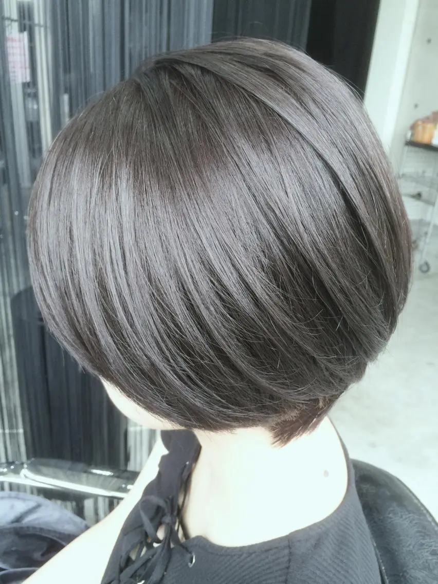 ショート ミディアム セミロング ロング カラー グレージュ SUNNY GRACEのヘアスタイル