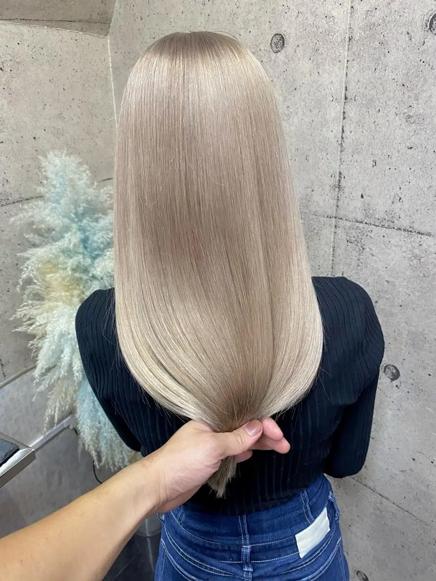 ロング カラー ヘアカラー トリートメント ⭕️ダメージレス特化 髪質改善🥇丸山憲人のヘアスタイル