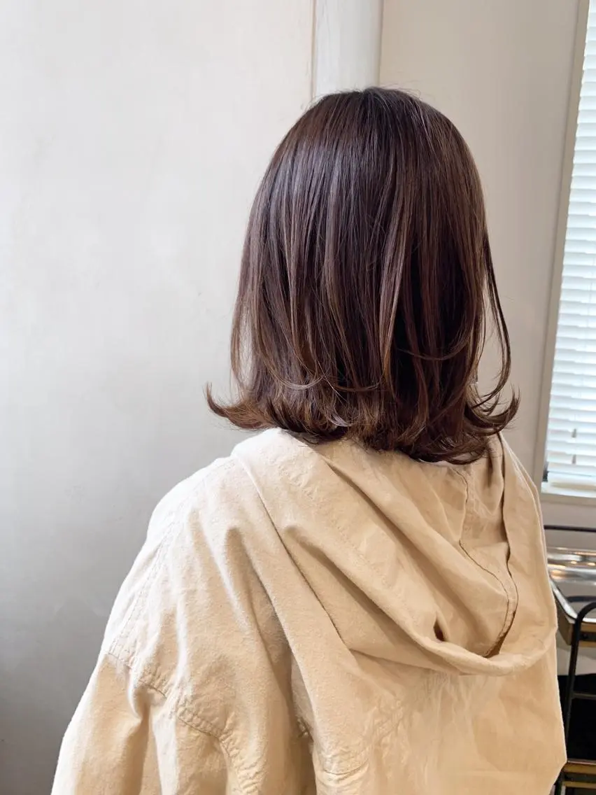 ミディアム ミディアムレイヤー レイヤーカット 松村 総のヘアスタイル