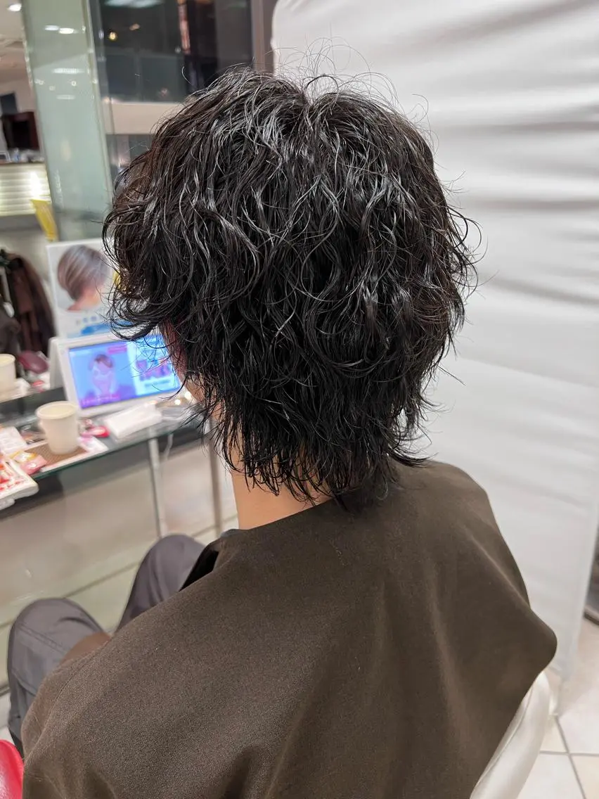 パーマ メンズ メンズパーマ 波巻きパーマ 縮毛矯正/パーマ TSUBASAのヘアスタイル