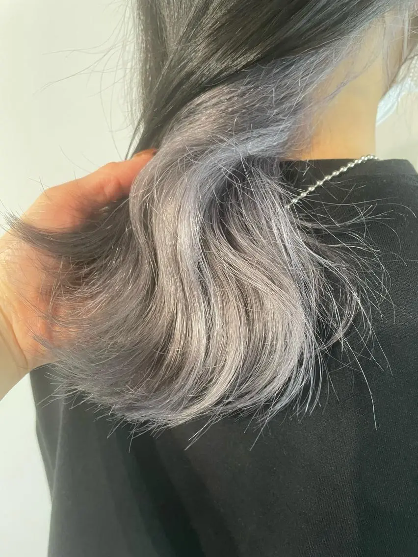 ロング カラー ヘアアレンジ メンズ キッズ マツエク・マツパ アイブロウ カット ヘアカラー 透明感カラー/推しカ ラー☁️JURAのヘアスタイル
