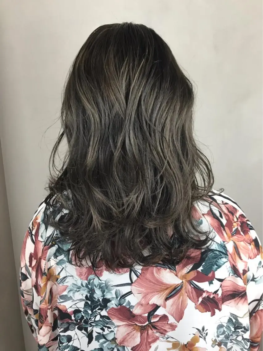 ロング カラー ヘアカラー BROCANTE立川 karasawa.nのヘアスタイル