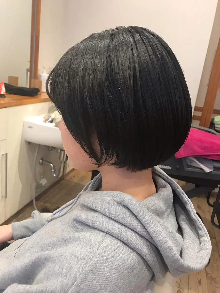 ショート ショートボブ ボブ ショートヘア カット トリートメント アザマ　ヤスカツ _rosso 川口のヘアスタイル
