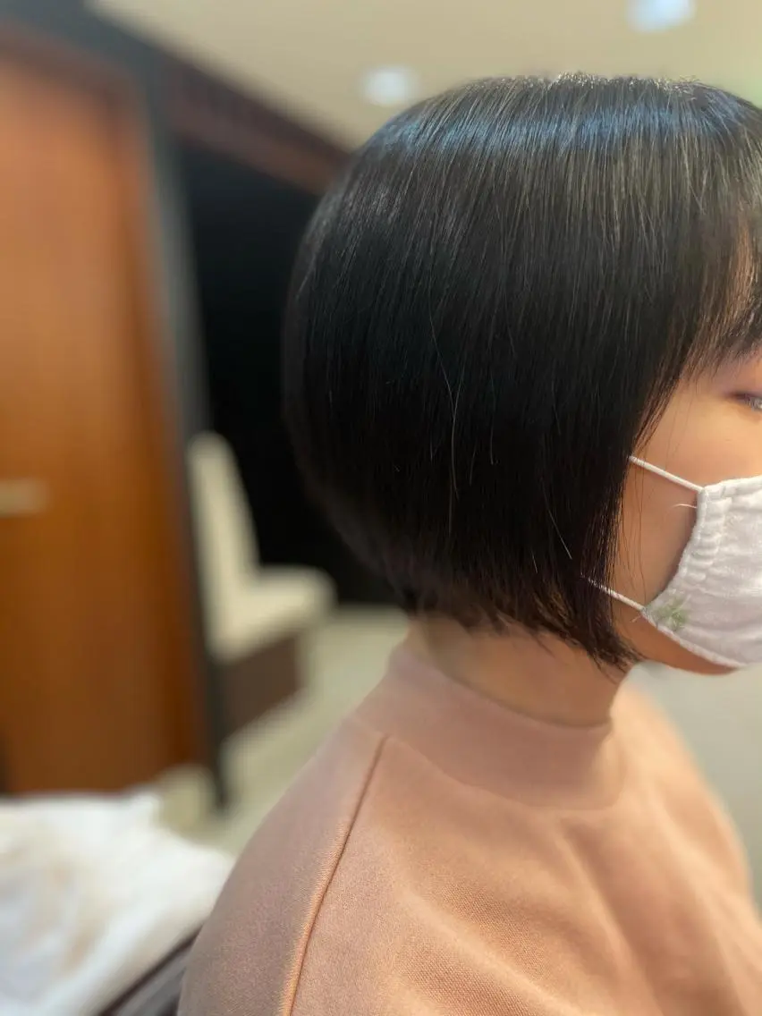 ショート ショートボブ ボブ 顔周りカット ショートヘア こすげひろと カラー講師のヘアスタイル