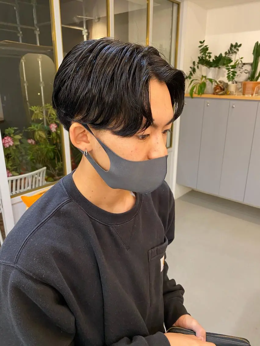 カラー メンズ 石川 尚哉のヘアスタイル