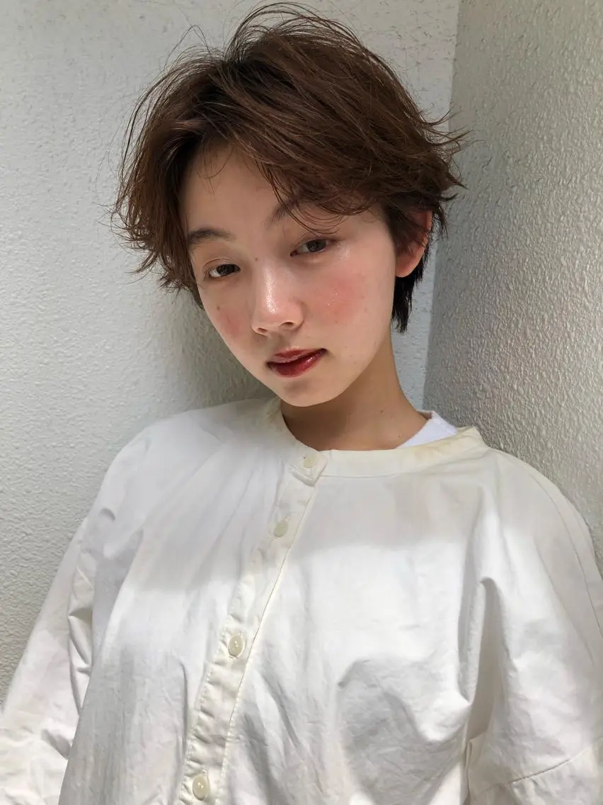 ショート stylist　篠崎 憲一のヘアスタイル