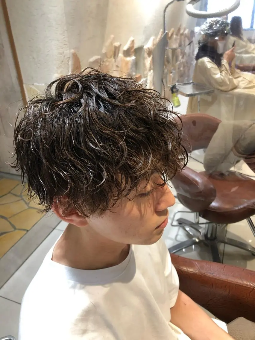 パーマ メンズ 大人メンズヘア アドバイザーkaiのヘアスタイル