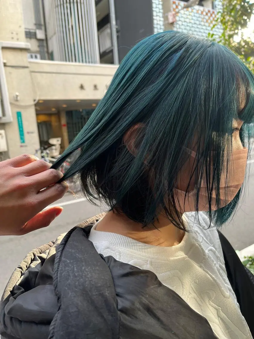 ミディアム カラー ダブルカラー グラデーションカラー ハイライトカラー イルミナカラー インナーカラー カット トリートメント BUCKS【天王寺】 バックス【駅30秒】のヘアスタイル