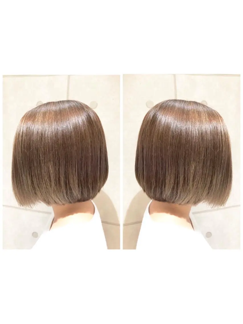 ショート カラー ベージュカラー ブリーチ ブラウンカラー ブラウンベージュ ブリーチ/髪質改善 🍀MASAKiのヘアスタイル