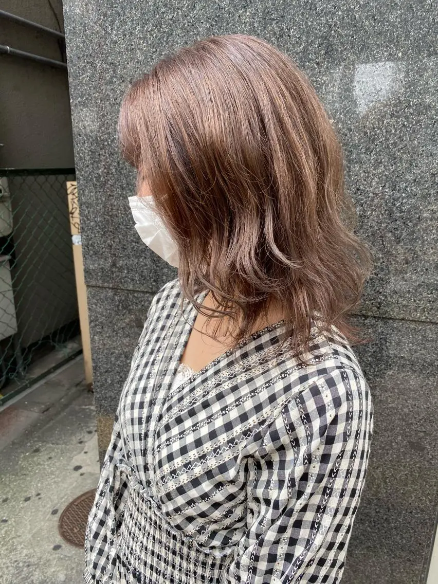 ミディアム カラー ブリーチ ケアブリーチ ダブルカラー ハイトーンカラー イルミナカラー 🧡色落ちまで2度 楽しめる🧡ヨシキのヘアスタイル