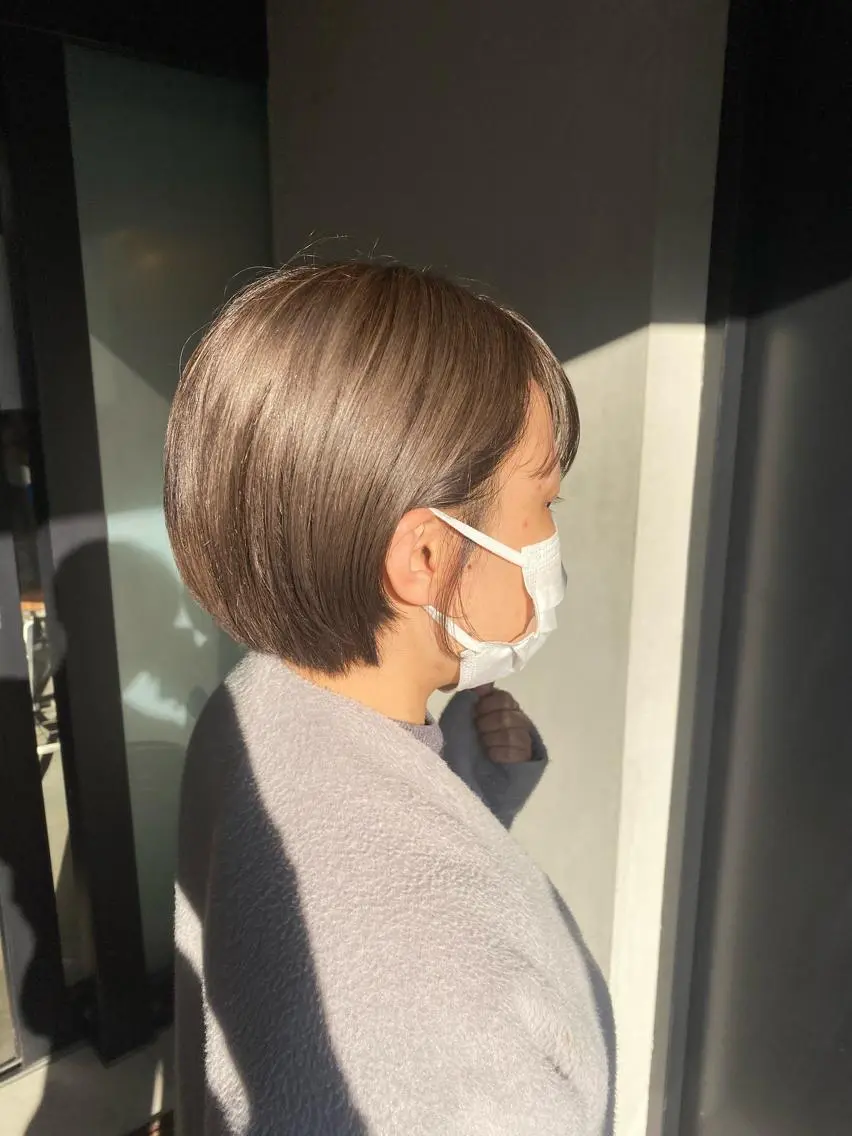 ショート ショートボブ ボブ ショートヘア カット ヘアカラー トリートメント Ameri/髪質改善 /韓国ヘア🇰🇷のヘアスタイル