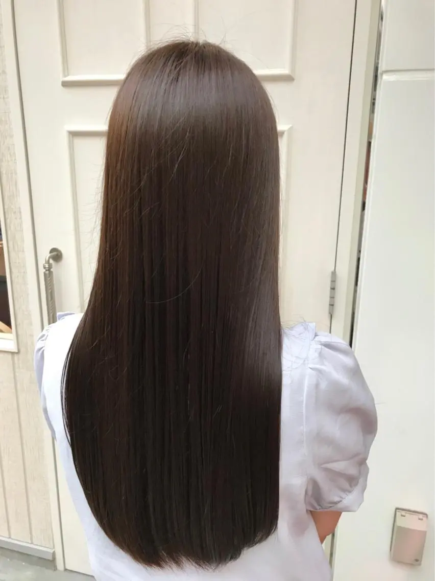 ロング カラー アッシュ ベージュカラー 🫟Blanco🫟 Color&Careのヘアスタイル
