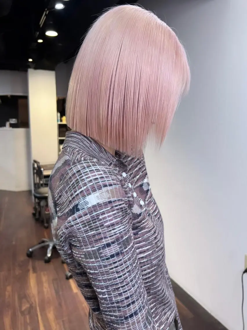 ショート カラー ブリーチ ケアブリーチ ダブルカラー ハイトーンカラー イルミナカラー ヘアカラー トリートメント ヘアセット 🧡色落ちまで2度 楽しめる🧡ヨシキのヘアスタイル