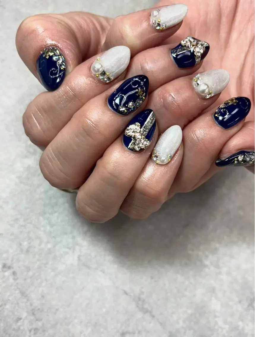 ネイル 冬ネイル ハンドネイル ハンドケア FASTNAIL PLUS 新宿店のネイルデザイン