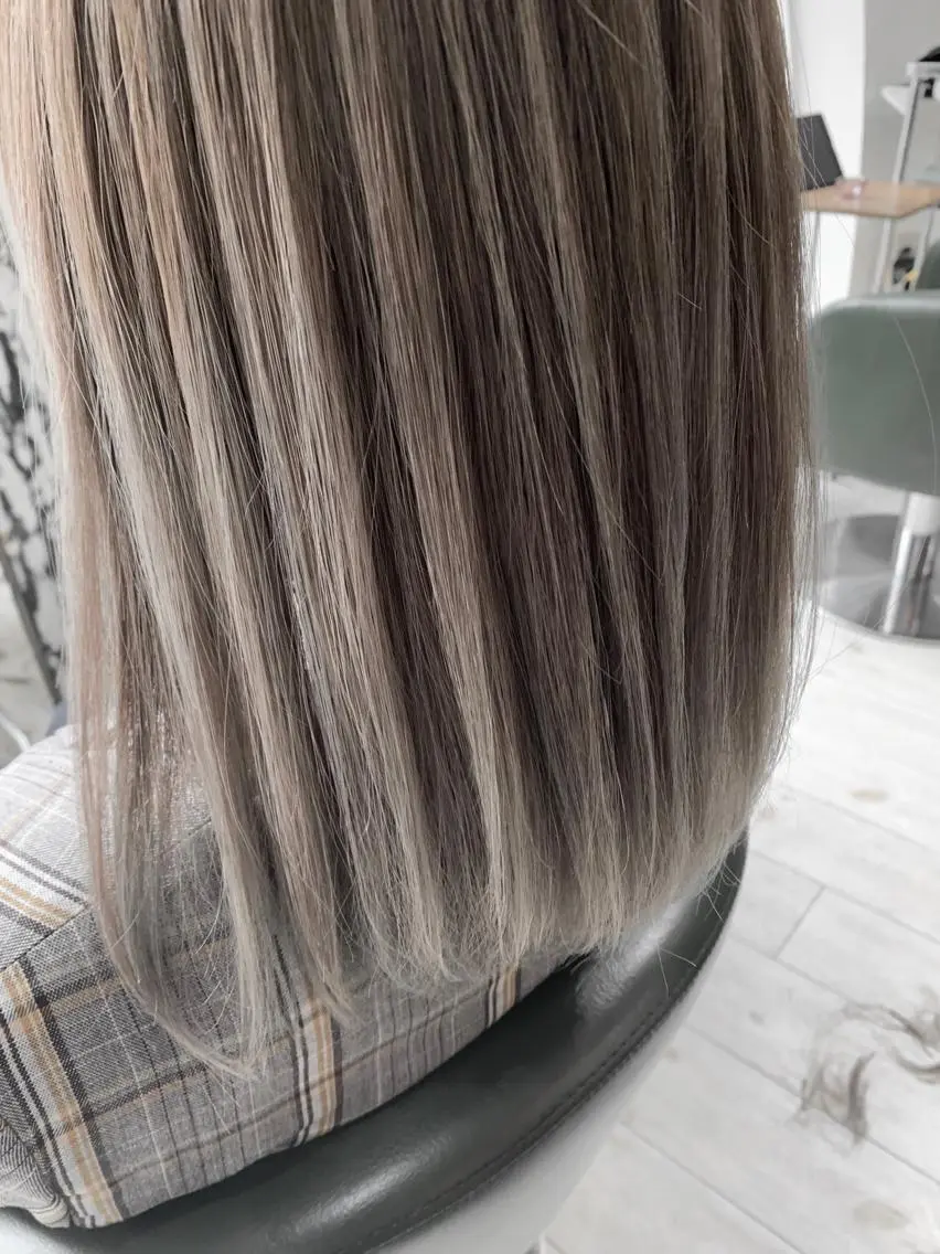 ミディアム ヘアカラー トリートメント Orque deux 伊藤丈晴のヘアスタイル