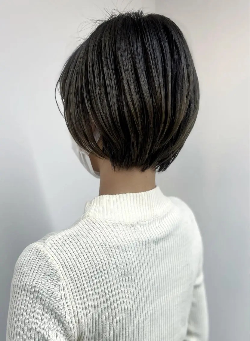 ショート カラー カット ヘアカラー トリートメント ⭐️当日OK⭐️ 岩田峻のヘアスタイル