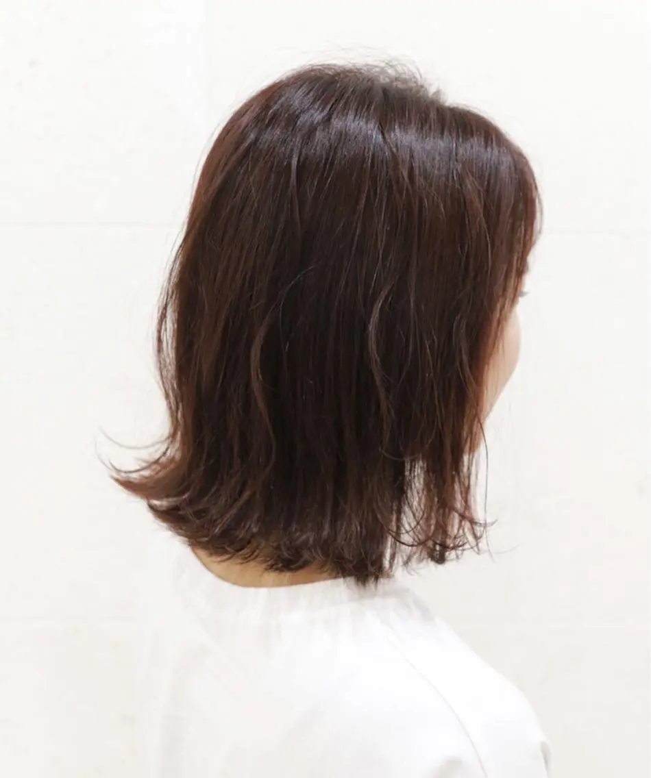 ミディアム カラー ピンクカラー カット ヘアカラー トリートメント 斉藤 貴也のヘアスタイル