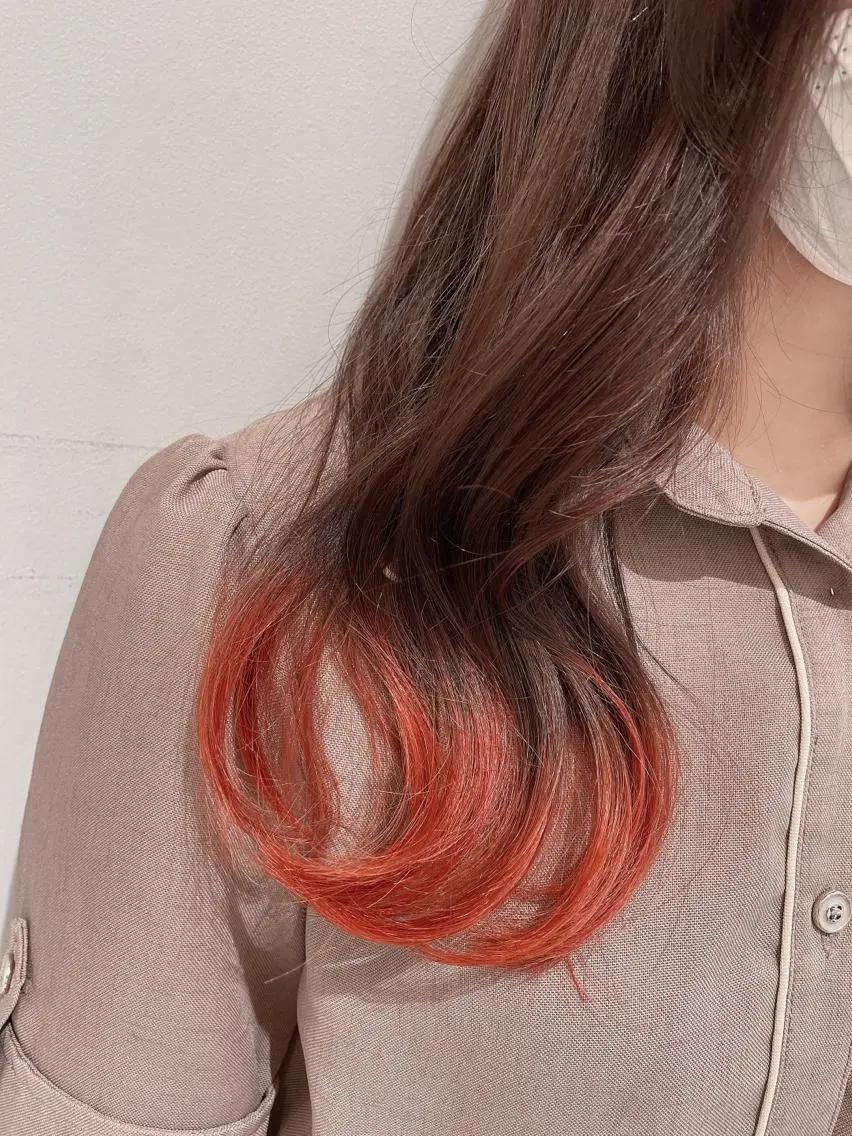 セミロング カット ヘアカラー トリートメント 🦖鶴岡 香純🦖のヘアスタイル
