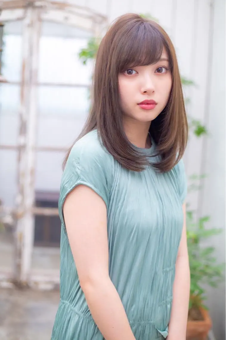 セミロング カット 縮毛矯正 トリートメント 代表 吉澤弘哲のヘアスタイル