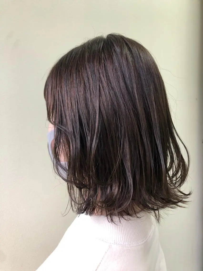 ミディアム 大久保 真希のヘアスタイル