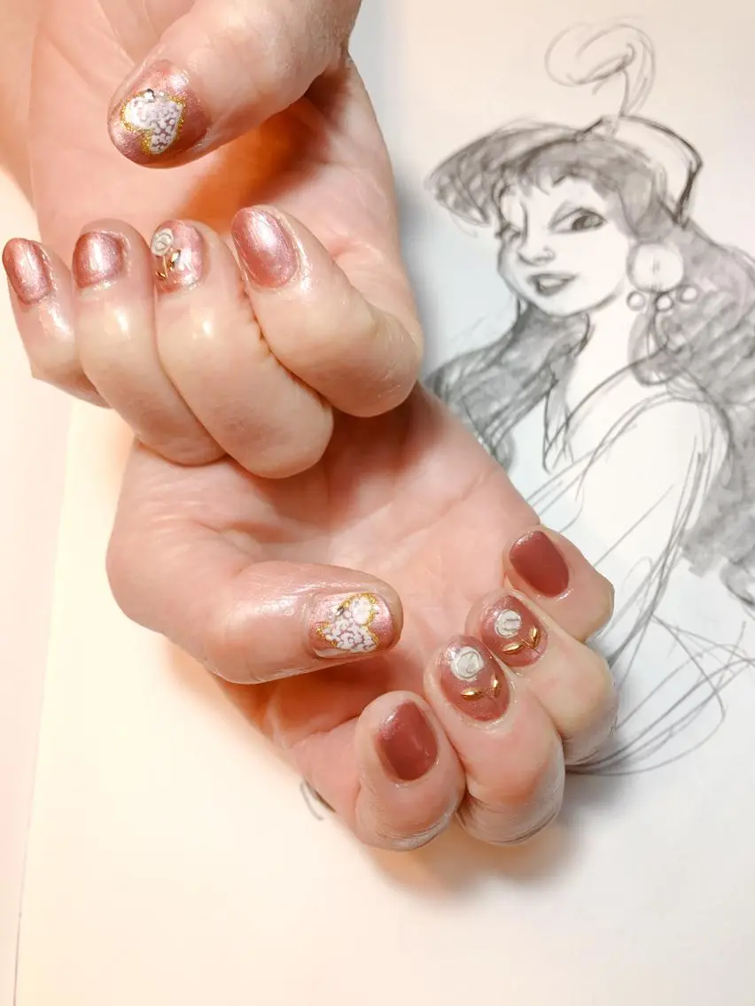 ネイル フラワーネイル owlnail /持込みデザイン専門のネイルデザイン