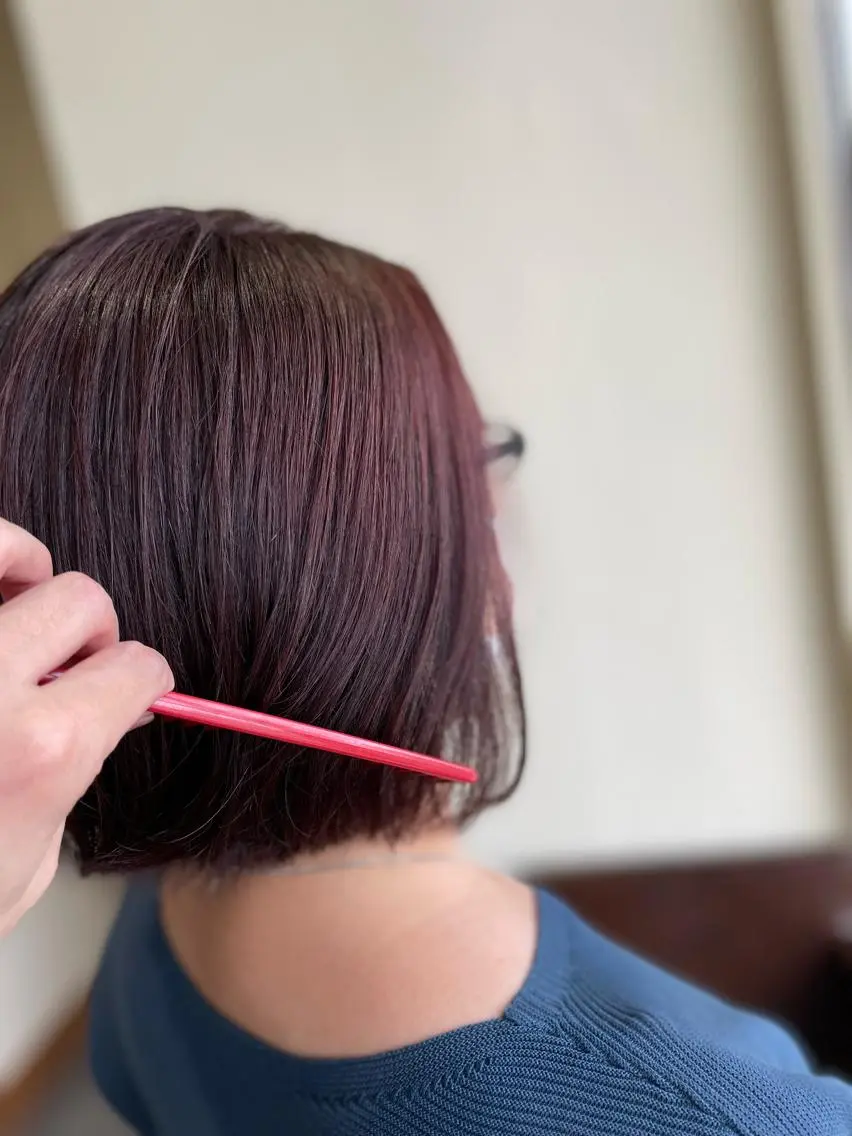 カラー 梅田 拓実のヘアスタイル