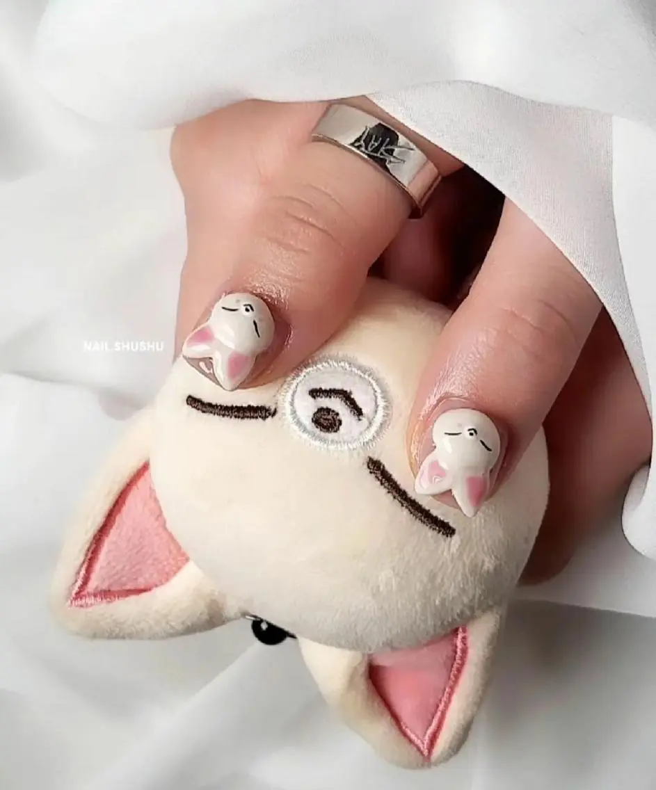 ネイル 持ち込み ニュアンスネイル ワンカラーネイル シンプルネイル 夏ネイル 3dパーツ/流行り 👧shushu❤️のネイルデザイン