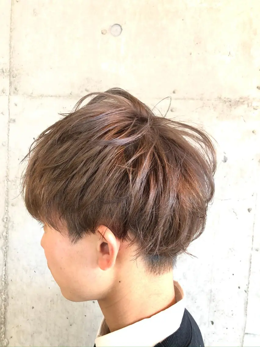 ショート カラー メンズ カット ヘアカラー トリートメント 🔥メンズ特化パーマ 🦖増田弘明🦖のヘアスタイル