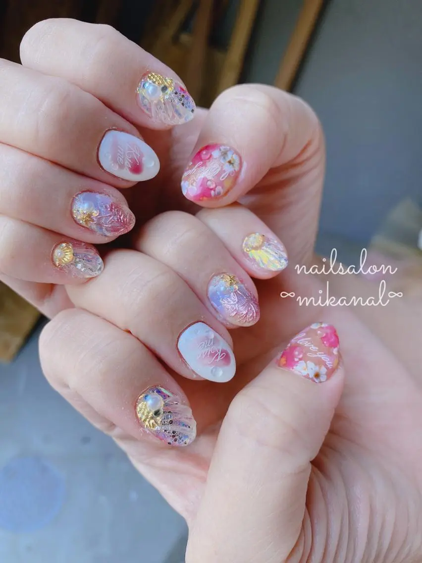 ネイル ハンドネイル nailsalon ∞ ﾐｶﾅﾙ ∞のネイルデザイン
