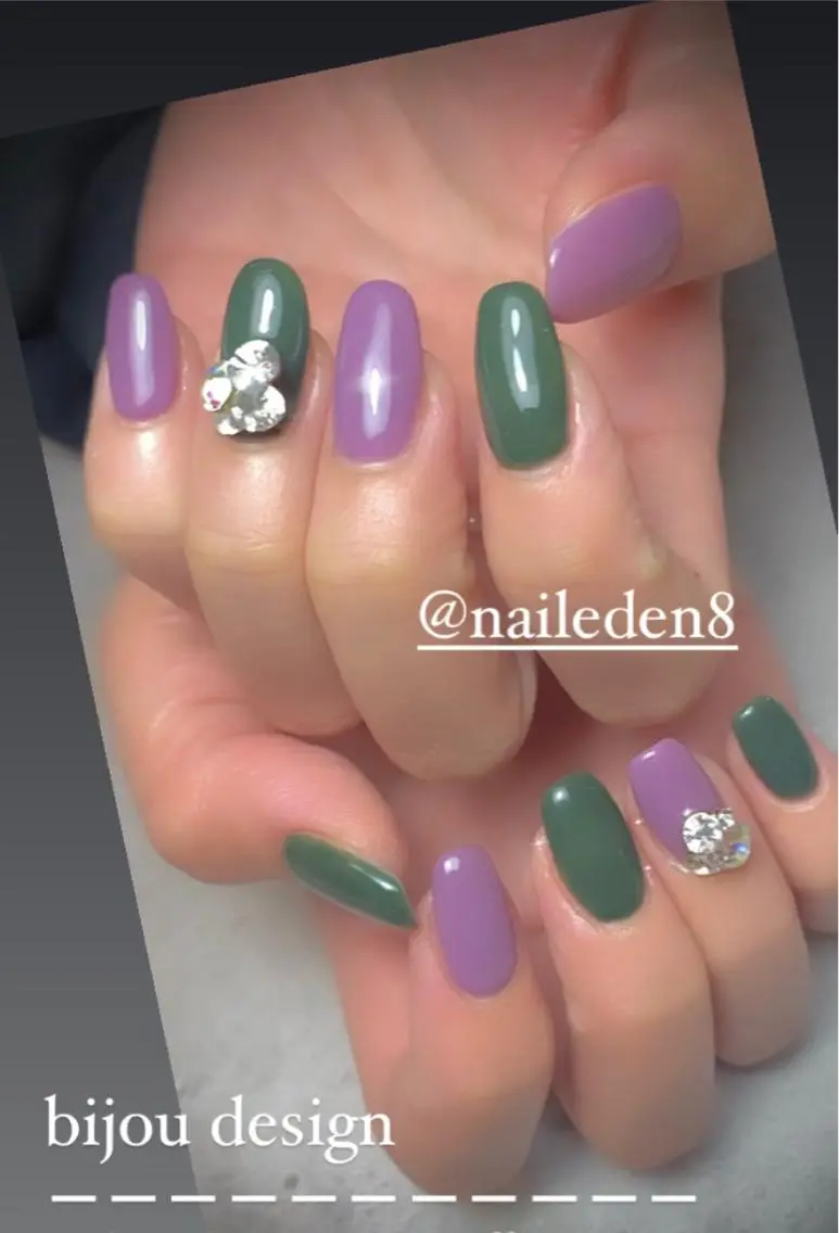 ネイル キラキラネイル Eden ♾️のネイルデザイン