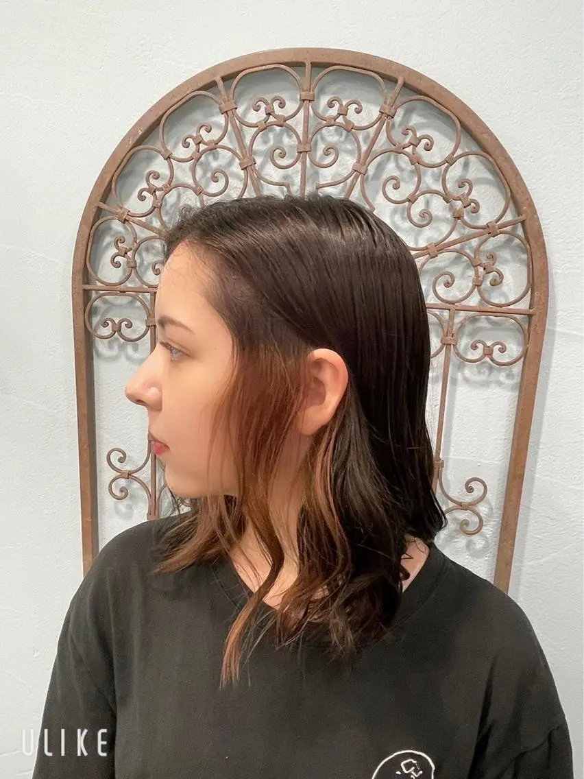 ミディアム ヘアカラー トリートメント ヘアセット 柔らかカラー/ 縮毛矯正YUTO🧋のヘアスタイル